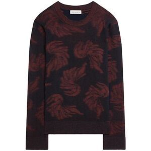 DRIES VAN NOTEN Floral Jacquard Knit Sweater Men MULTICOLOUR Sweaters &